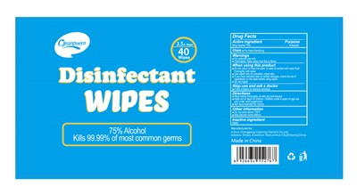40 Wipes Label (Label 5)